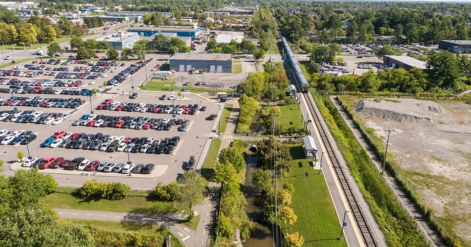 Stationnement de la gare Blainville